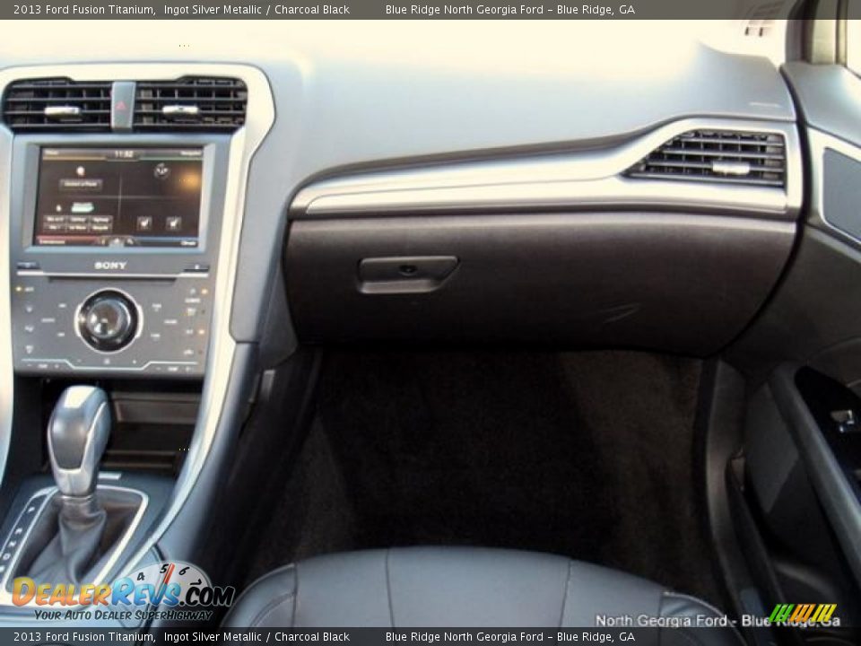 2013 Ford Fusion Titanium Ingot Silver Metallic / Charcoal Black Photo #16