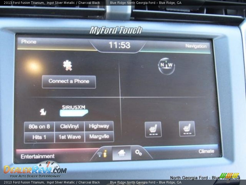 2013 Ford Fusion Titanium Ingot Silver Metallic / Charcoal Black Photo #20