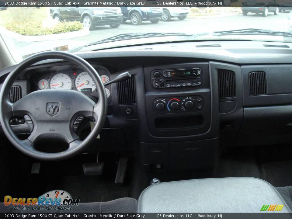 2003 Dodge Ram 1500 ST Quad Cab 4x4 Graphite Metallic / Dark Slate Gray Photo #22