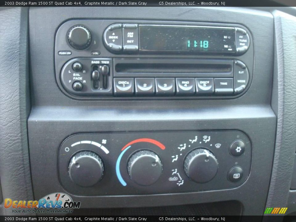 2003 Dodge Ram 1500 ST Quad Cab 4x4 Graphite Metallic / Dark Slate Gray Photo #24