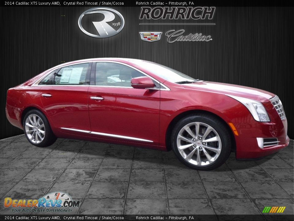 2014 Cadillac XTS Luxury AWD Crystal Red Tincoat / Shale/Cocoa Photo #1