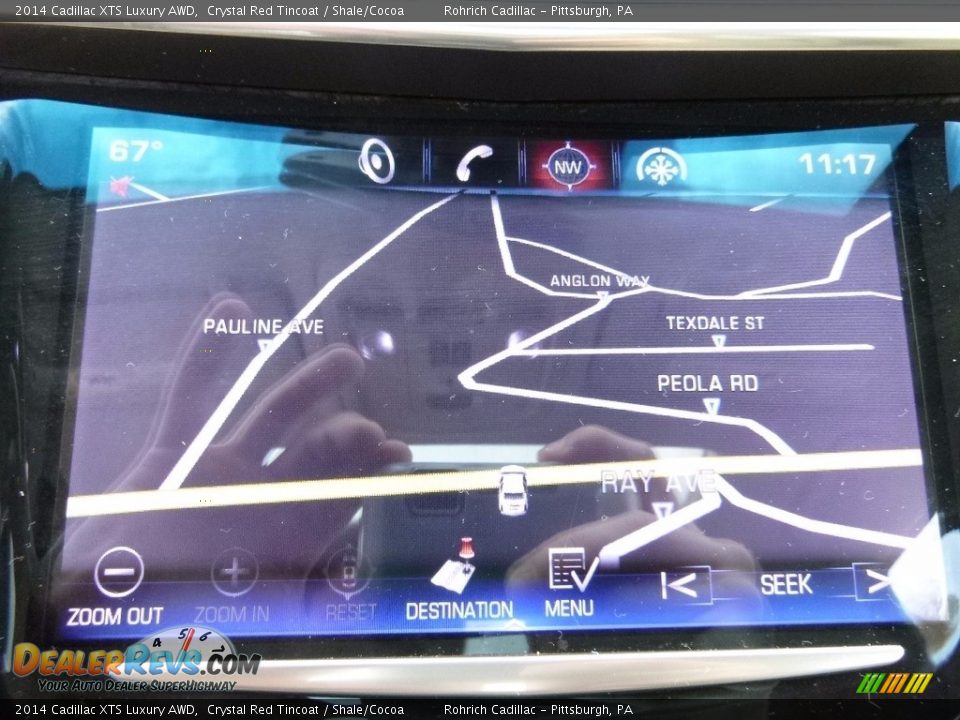 2014 Cadillac XTS Luxury AWD Crystal Red Tincoat / Shale/Cocoa Photo #8