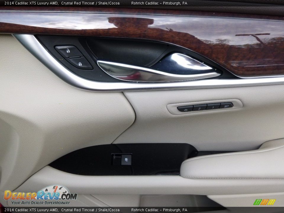 2014 Cadillac XTS Luxury AWD Crystal Red Tincoat / Shale/Cocoa Photo #10