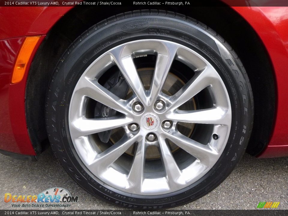 2014 Cadillac XTS Luxury AWD Crystal Red Tincoat / Shale/Cocoa Photo #16
