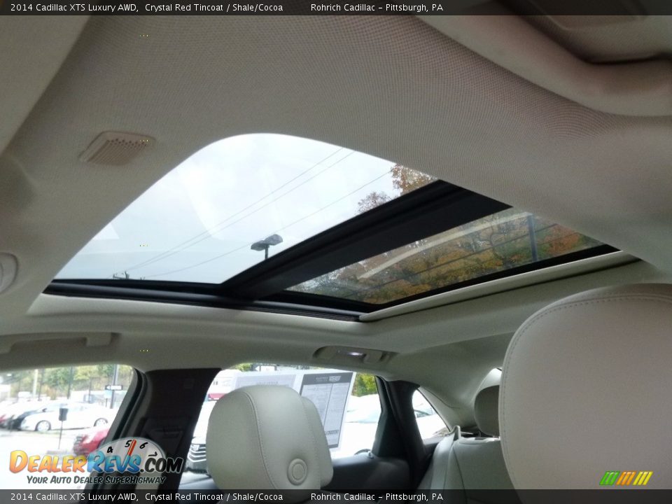2014 Cadillac XTS Luxury AWD Crystal Red Tincoat / Shale/Cocoa Photo #21