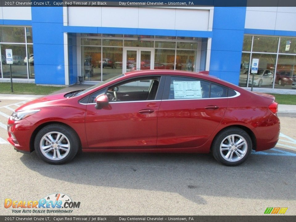 2017 Chevrolet Cruze LT Cajun Red Tintcoat / Jet Black Photo #2