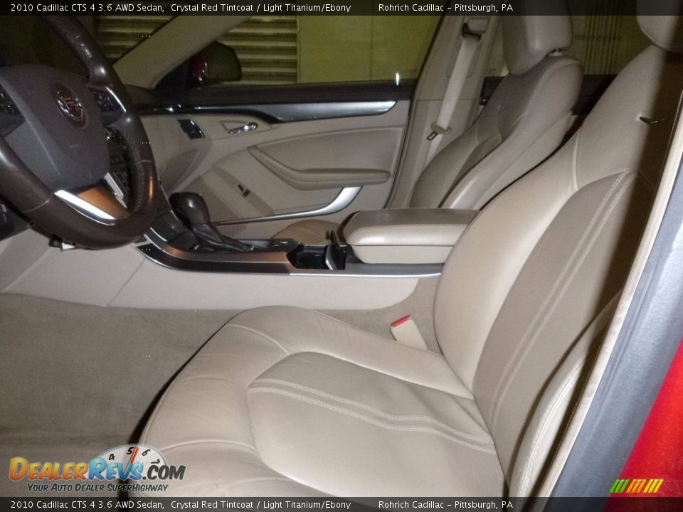 2010 Cadillac CTS 4 3.6 AWD Sedan Crystal Red Tintcoat / Light Titanium/Ebony Photo #2