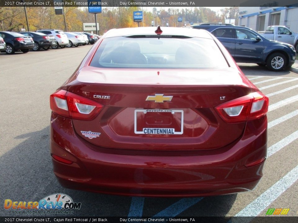 2017 Chevrolet Cruze LT Cajun Red Tintcoat / Jet Black Photo #5