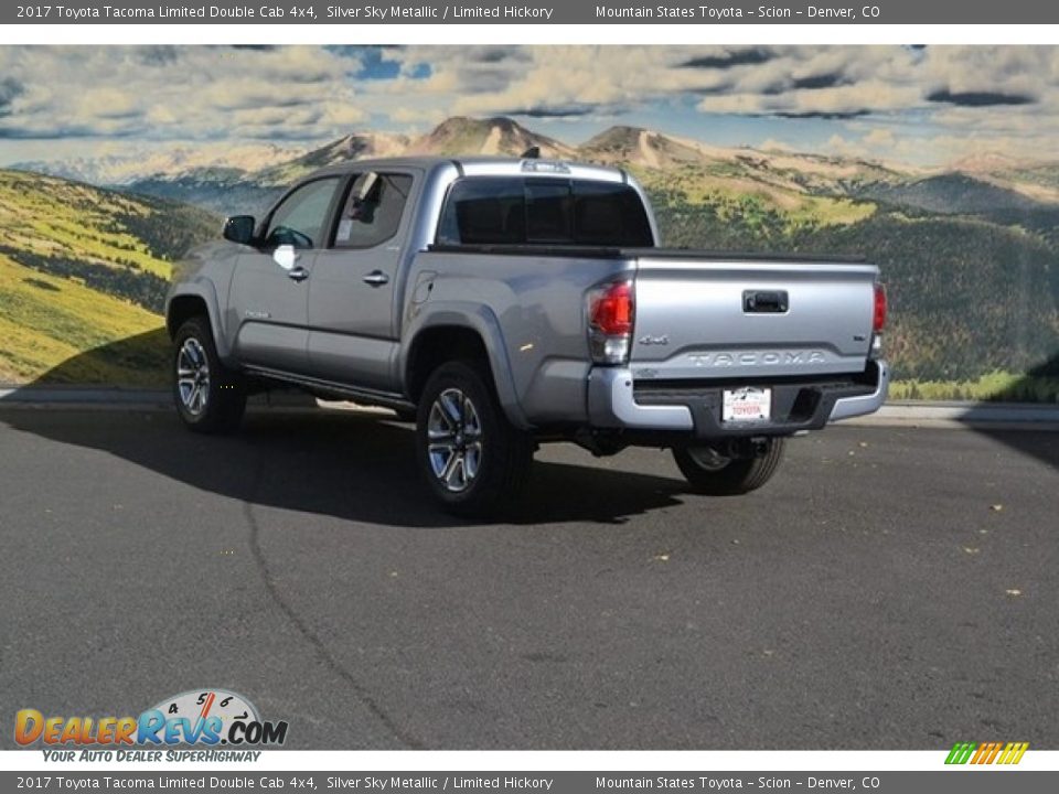 2017 Toyota Tacoma Limited Double Cab 4x4 Silver Sky Metallic / Limited Hickory Photo #3