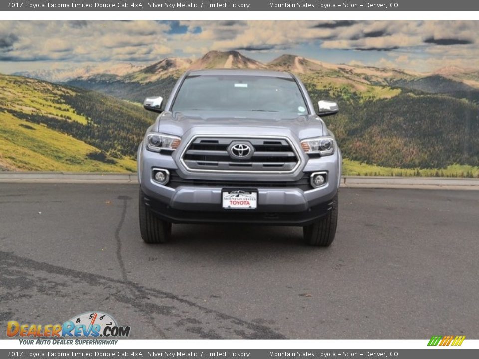 2017 Toyota Tacoma Limited Double Cab 4x4 Silver Sky Metallic / Limited Hickory Photo #2