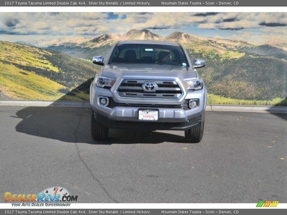 2017 Toyota Tacoma Limited Double Cab 4x4 Silver Sky Metallic / Limited Hickory Photo #2