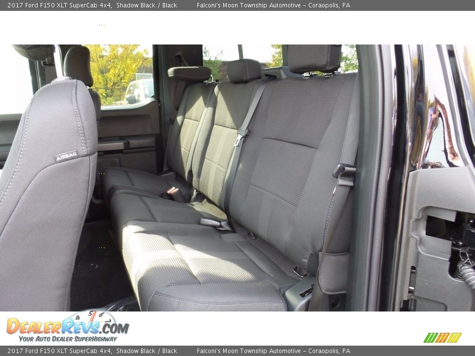 Rear Seat of 2017 Ford F150 XLT SuperCab 4x4 Photo #10