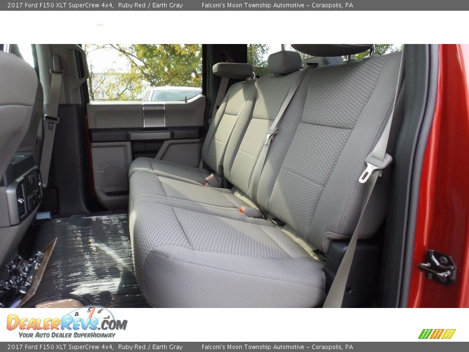 Rear Seat of 2017 Ford F150 XLT SuperCrew 4x4 Photo #9