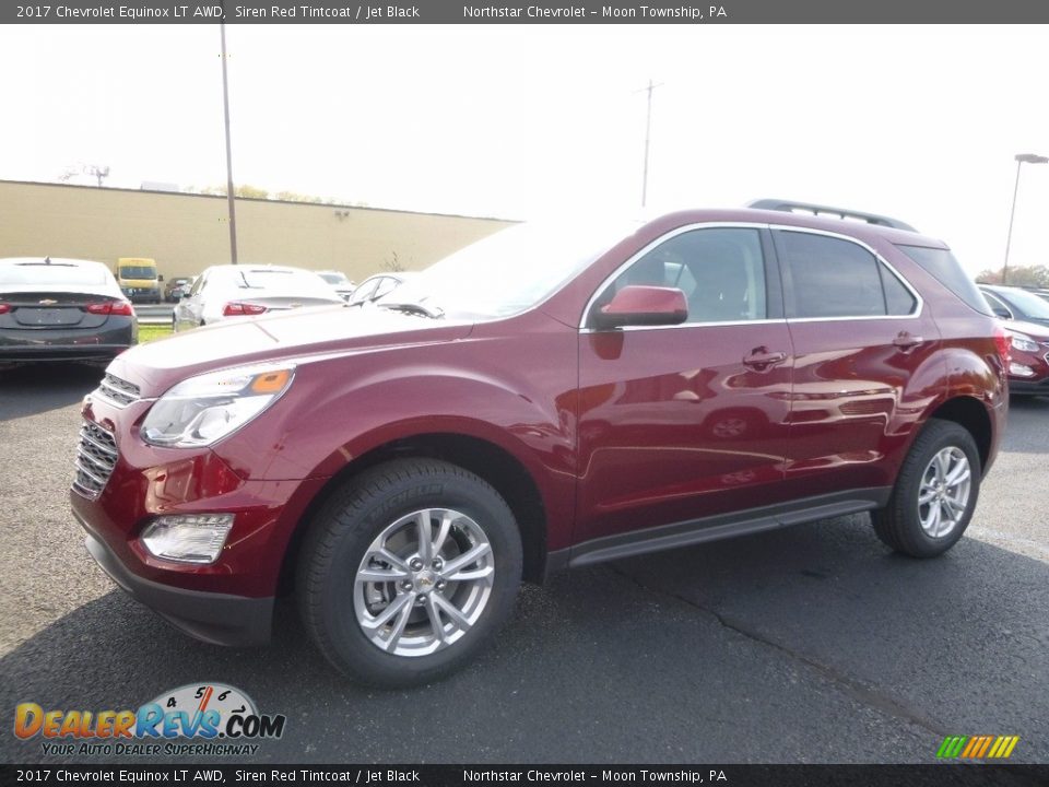 2017 Chevrolet Equinox LT AWD Siren Red Tintcoat / Jet Black Photo #1