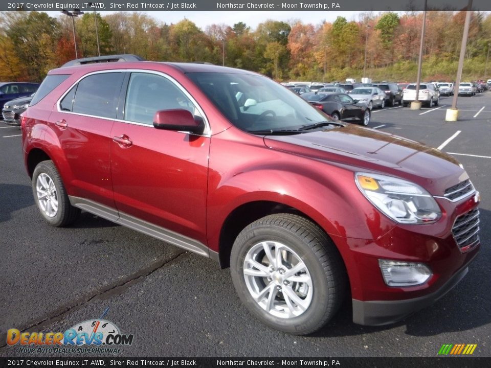 2017 Chevrolet Equinox LT AWD Siren Red Tintcoat / Jet Black Photo #3