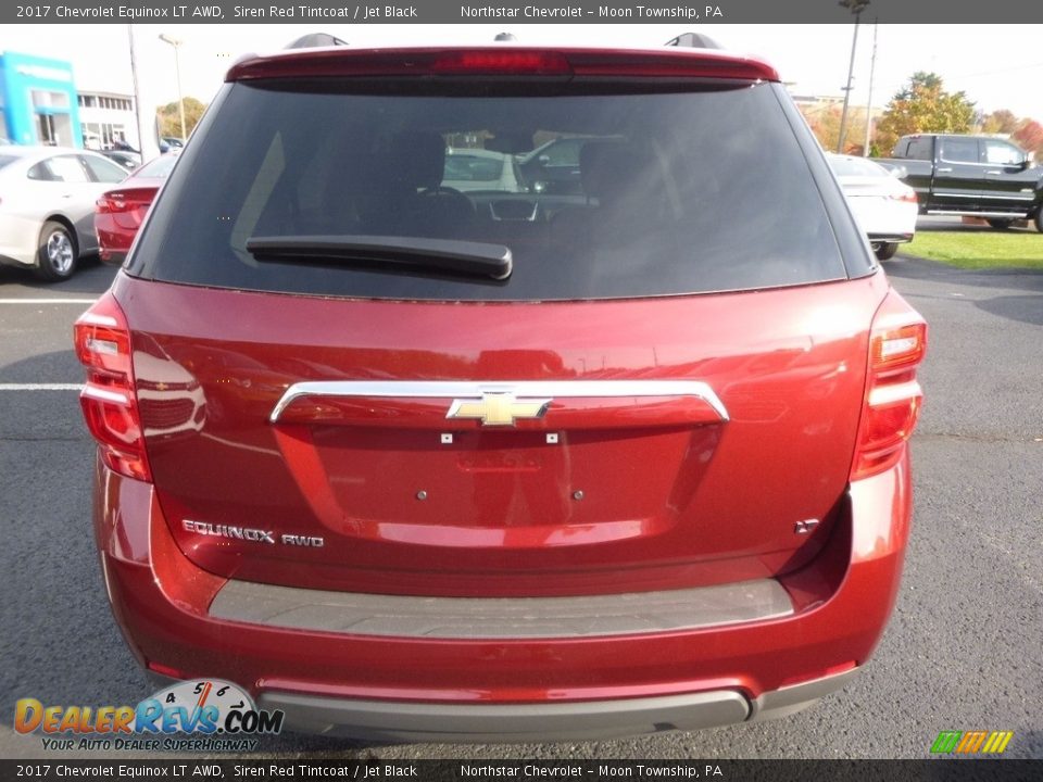 2017 Chevrolet Equinox LT AWD Siren Red Tintcoat / Jet Black Photo #7