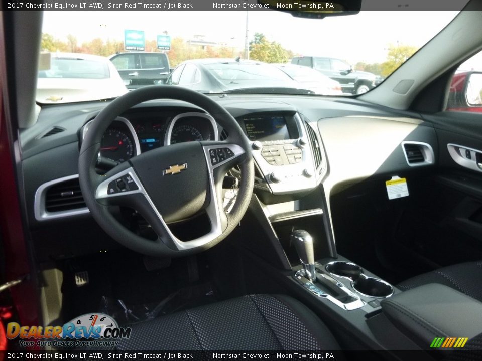 2017 Chevrolet Equinox LT AWD Siren Red Tintcoat / Jet Black Photo #14