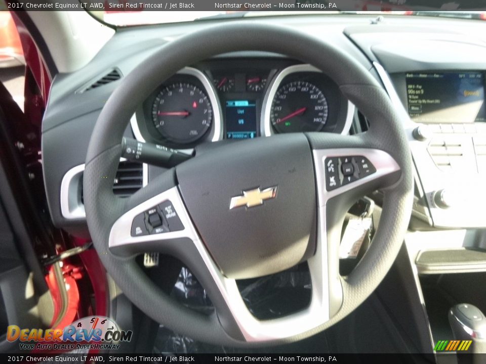 2017 Chevrolet Equinox LT AWD Siren Red Tintcoat / Jet Black Photo #18