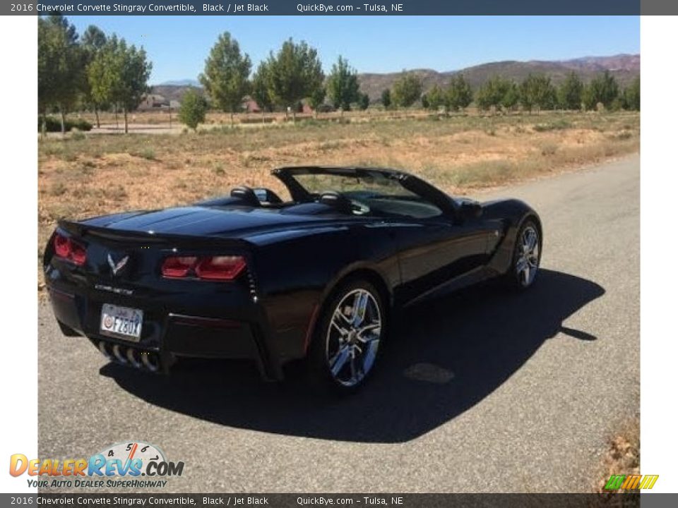 2016 Chevrolet Corvette Stingray Convertible Black / Jet Black Photo #2