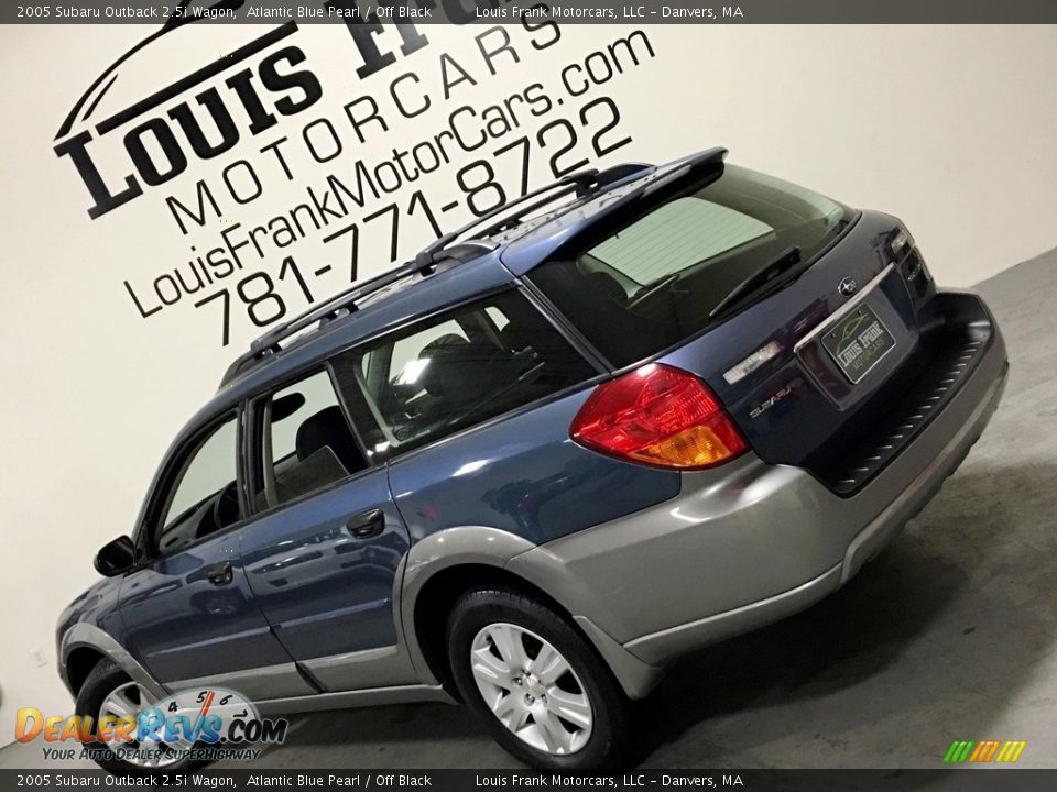 2005 Subaru Outback 2.5i Wagon Atlantic Blue Pearl / Off Black Photo #3