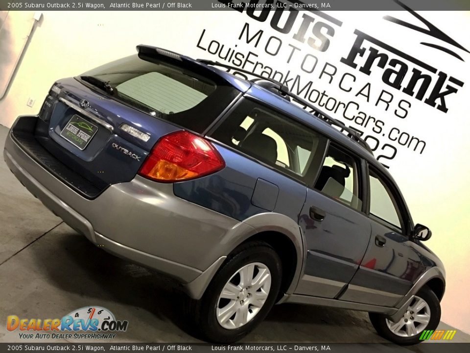 2005 Subaru Outback 2.5i Wagon Atlantic Blue Pearl / Off Black Photo #5