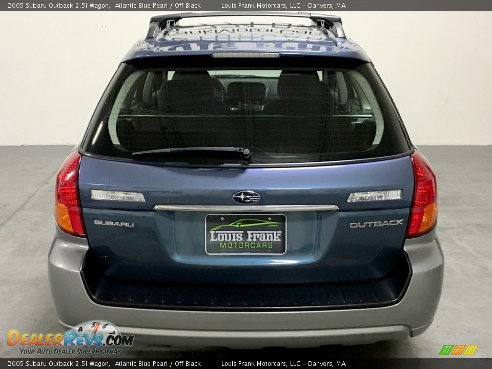 2005 Subaru Outback 2.5i Wagon Atlantic Blue Pearl / Off Black Photo #8