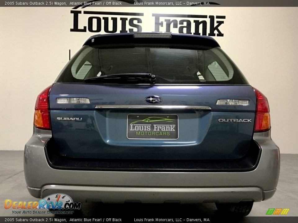 2005 Subaru Outback 2.5i Wagon Atlantic Blue Pearl / Off Black Photo #21