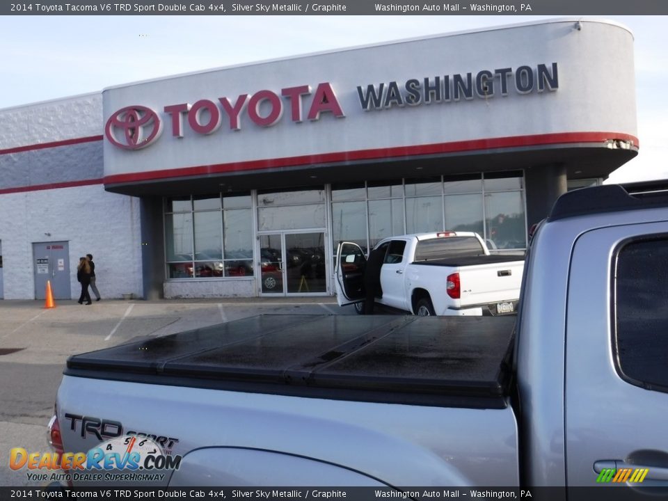 2014 Toyota Tacoma V6 TRD Sport Double Cab 4x4 Silver Sky Metallic / Graphite Photo #4