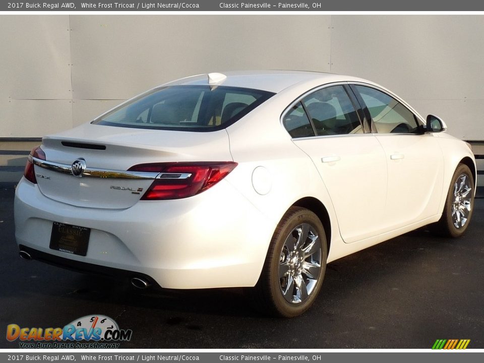 2017 Buick Regal AWD White Frost Tricoat / Light Neutral/Cocoa Photo #2
