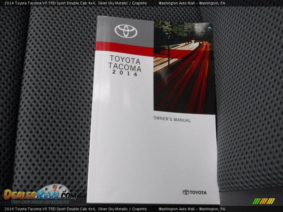 2014 Toyota Tacoma V6 TRD Sport Double Cab 4x4 Silver Sky Metallic / Graphite Photo #22