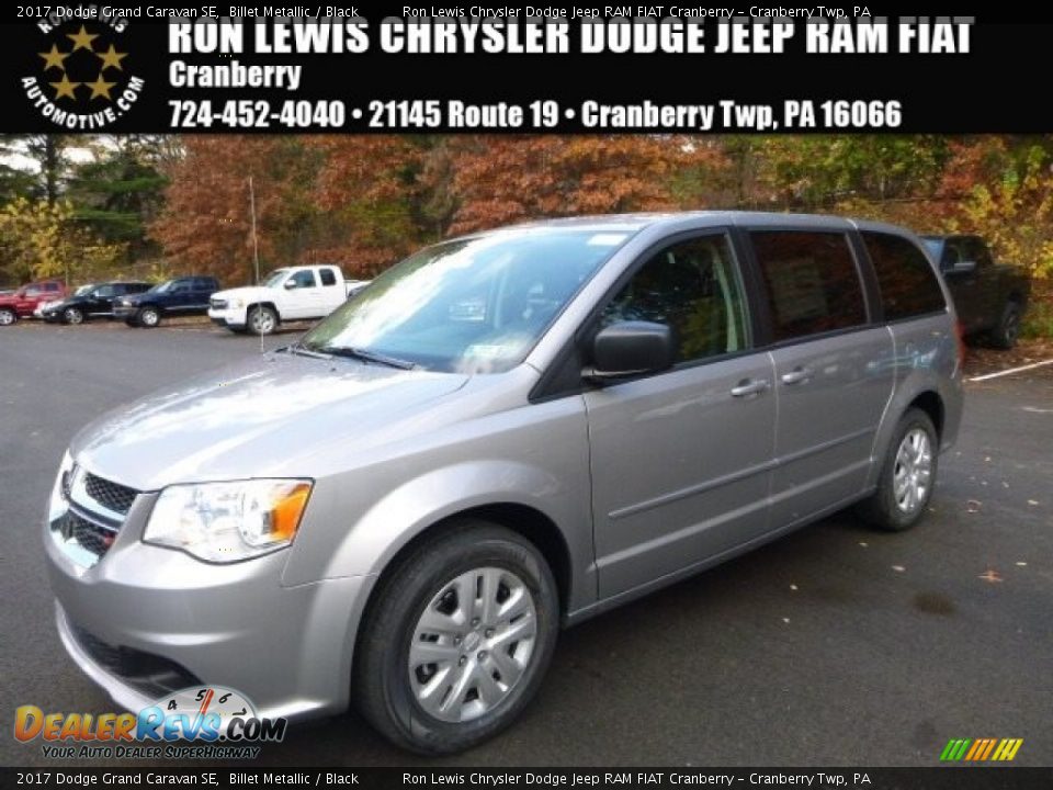 2017 Dodge Grand Caravan SE Billet Metallic / Black Photo #1