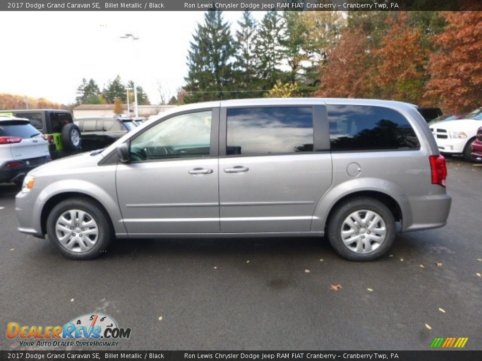 2017 Dodge Grand Caravan SE Billet Metallic / Black Photo #3