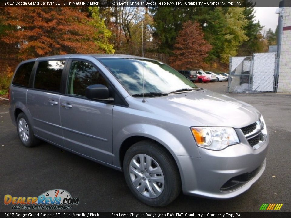 2017 Dodge Grand Caravan SE Billet Metallic / Black Photo #12