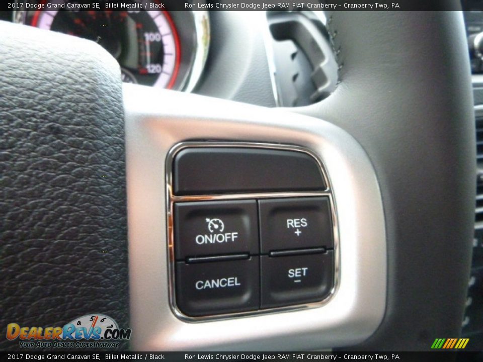 2017 Dodge Grand Caravan SE Billet Metallic / Black Photo #19