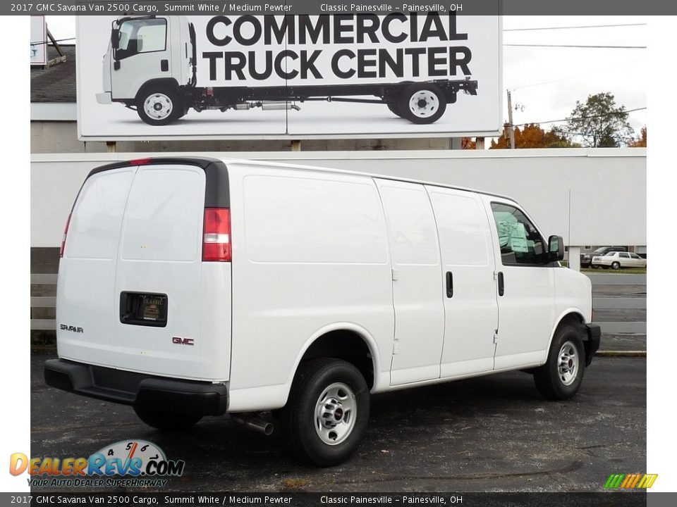 2017 GMC Savana Van 2500 Cargo Summit White / Medium Pewter Photo #2