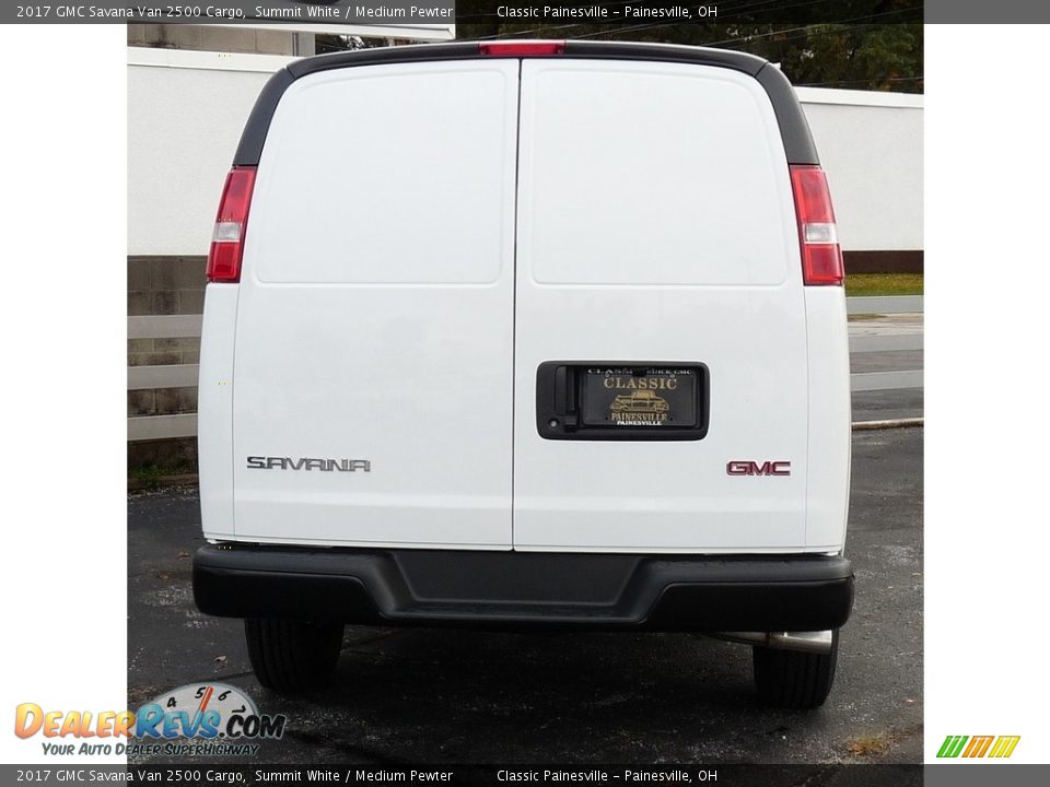 2017 GMC Savana Van 2500 Cargo Summit White / Medium Pewter Photo #3