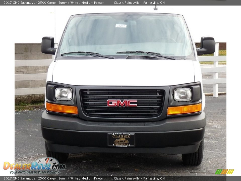 2017 GMC Savana Van 2500 Cargo Summit White / Medium Pewter Photo #4
