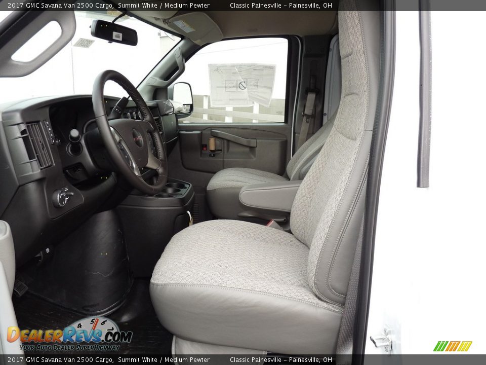 2017 GMC Savana Van 2500 Cargo Summit White / Medium Pewter Photo #6
