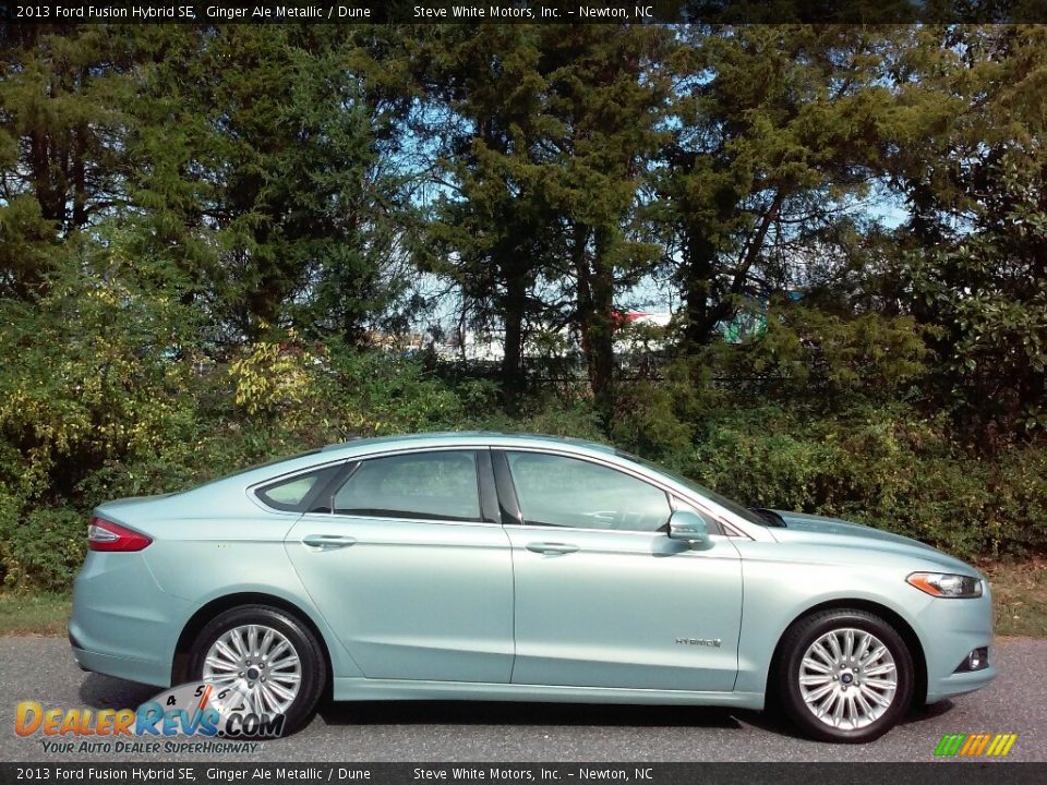 2013 Ford Fusion Hybrid SE Ginger Ale Metallic / Dune Photo #5