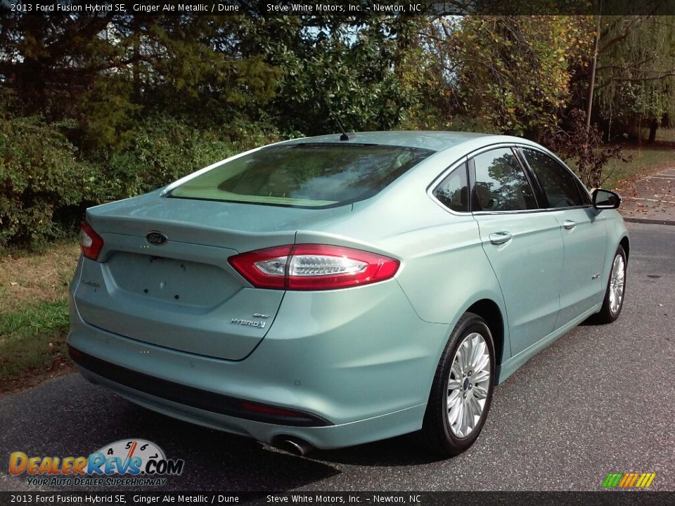 2013 Ford Fusion Hybrid SE Ginger Ale Metallic / Dune Photo #6