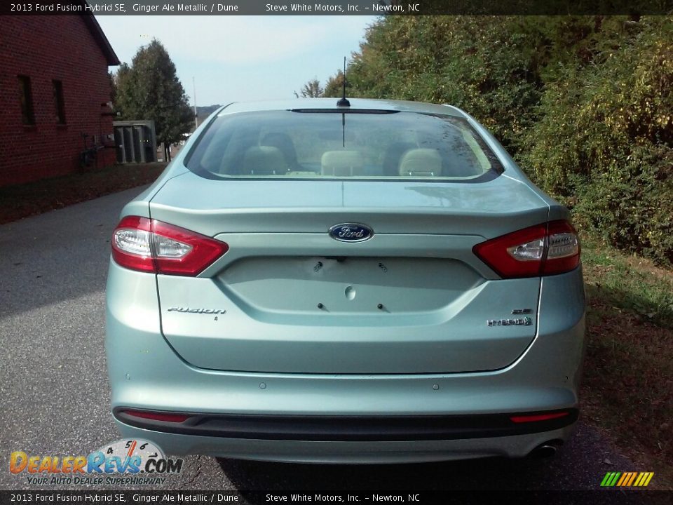 2013 Ford Fusion Hybrid SE Ginger Ale Metallic / Dune Photo #7