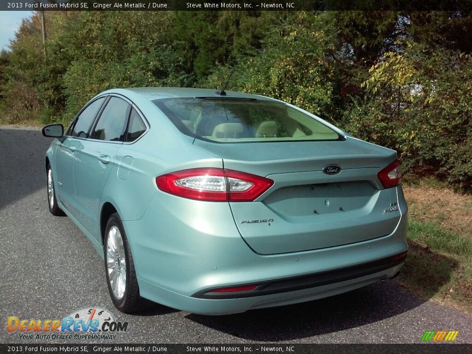 2013 Ford Fusion Hybrid SE Ginger Ale Metallic / Dune Photo #8