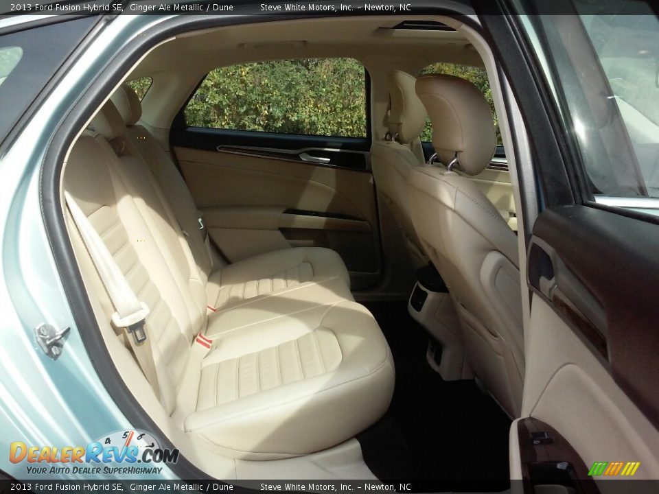 2013 Ford Fusion Hybrid SE Ginger Ale Metallic / Dune Photo #12