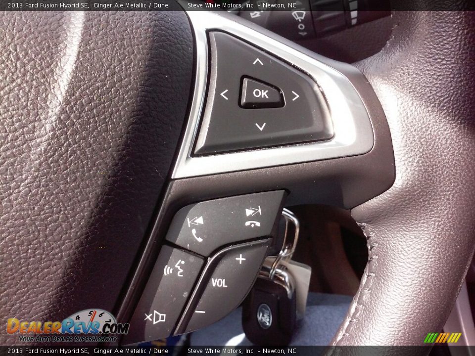 2013 Ford Fusion Hybrid SE Ginger Ale Metallic / Dune Photo #16