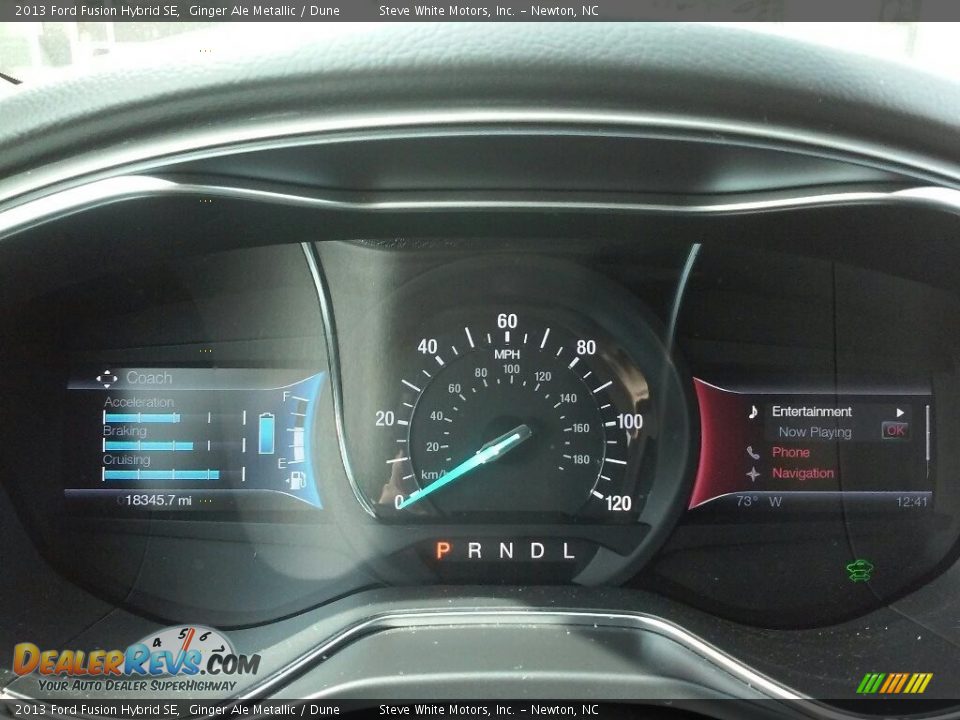 2013 Ford Fusion Hybrid SE Ginger Ale Metallic / Dune Photo #21