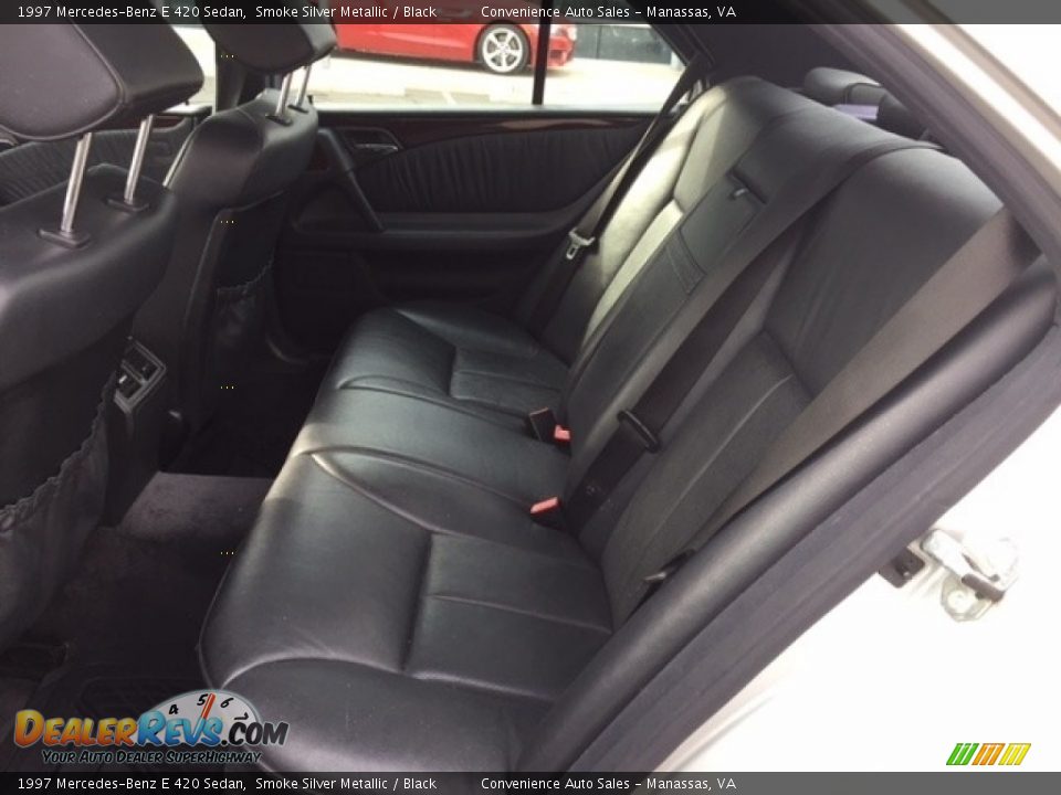 1997 Mercedes-Benz E 420 Sedan Smoke Silver Metallic / Black Photo #7