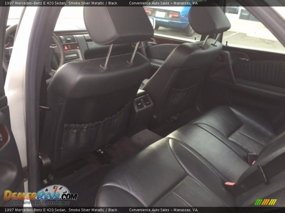 1997 Mercedes-Benz E 420 Sedan Smoke Silver Metallic / Black Photo #8