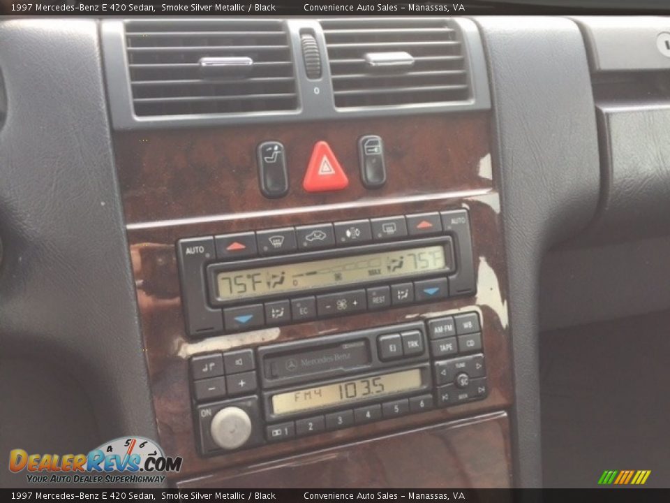1997 Mercedes-Benz E 420 Sedan Smoke Silver Metallic / Black Photo #10