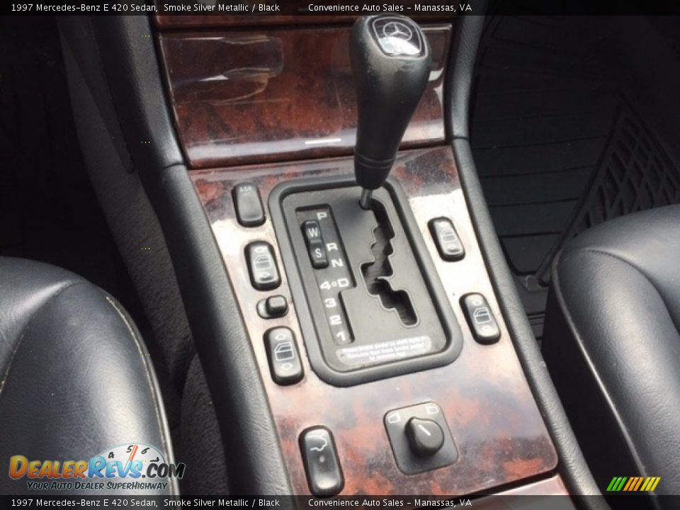 1997 Mercedes-Benz E 420 Sedan Smoke Silver Metallic / Black Photo #11