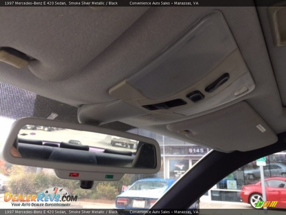 1997 Mercedes-Benz E 420 Sedan Smoke Silver Metallic / Black Photo #12